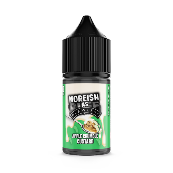 Moreish As Flawless Apple Crumble Custard 25ml 0mg Shortfill E-Liquid