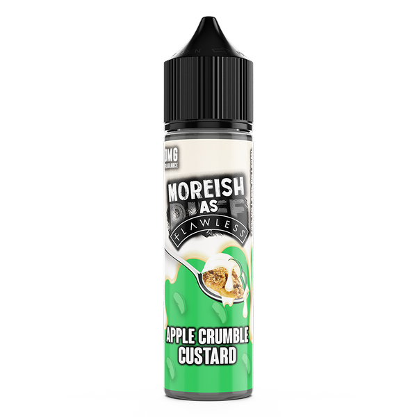 Moreish As Flawless Apple Crumble Custard 50ml 0mg Shortfill E-Liquid
