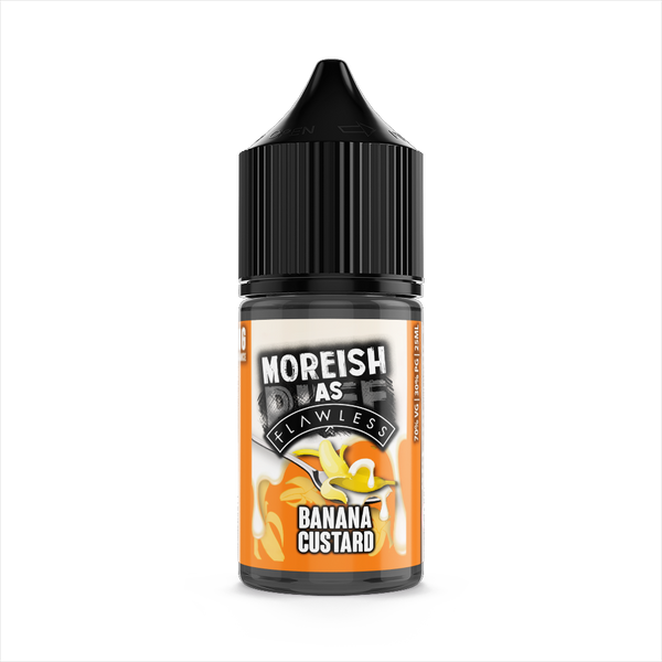 Moreish As Flawless Banana Custard 0mg 25ml Shortfill E-Liquid