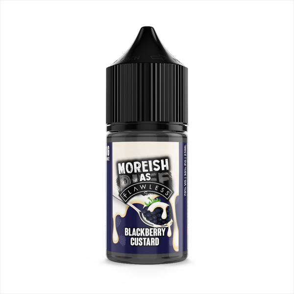 Moreish As Flawless Blackberry Custard 0mg 25ml Shortfill E-Liquid