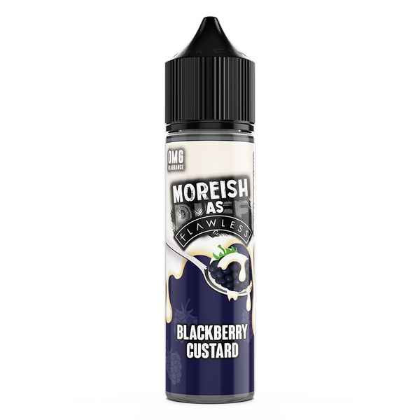 Moreish As Flawless Blackberry Custard 0mg 50ml Shortfill E-Liquid