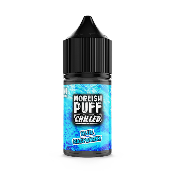 Chilled Blue Raspberry by Moreish Puff 0mg Short Fill - 25ml
