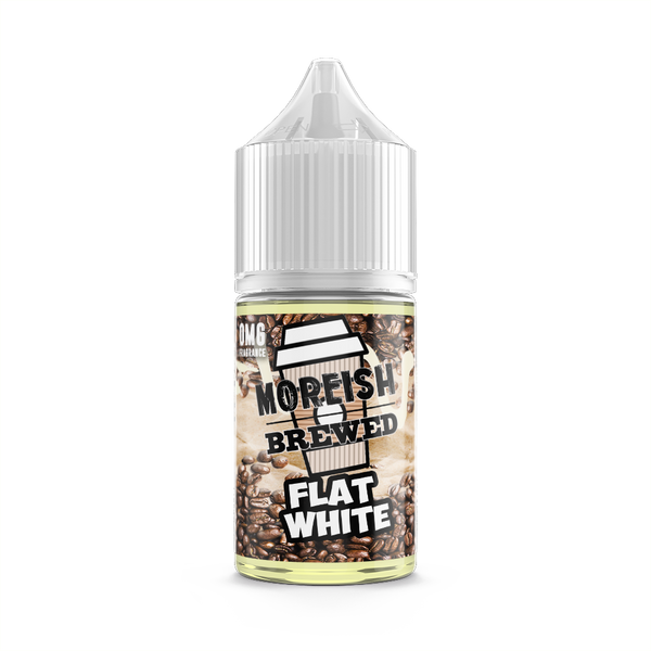 Flat White by Moreish Brewed 0mg Short Fill - 25ml