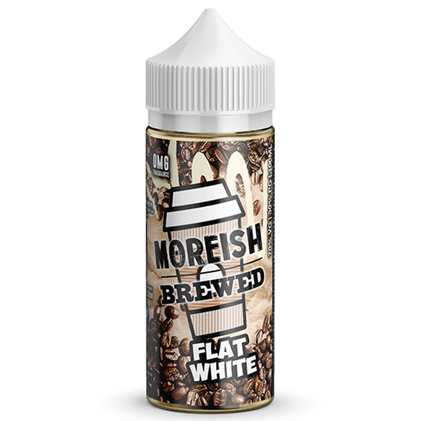 Flat White By Moreish Brewed 0mg shortfill - 100ml