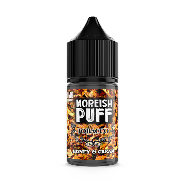 Honey and Cream Tobacco By Moreish Puff 0mg Short Fill