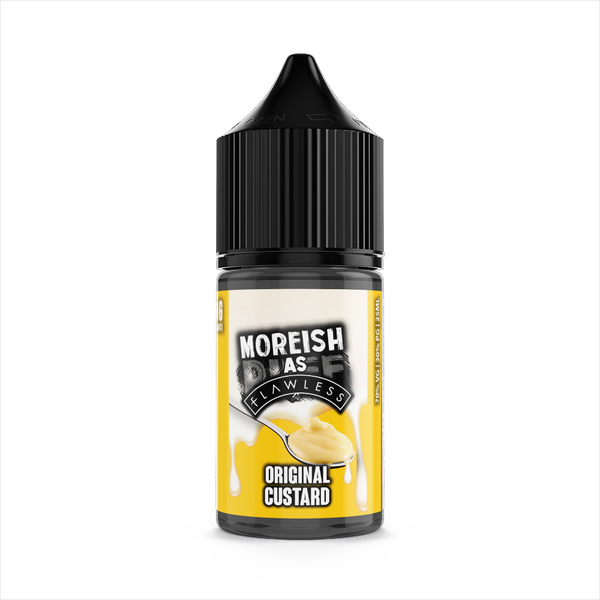 Moreish As Flawless Original Custard 0mg 25ml Shortfill E-Liquid