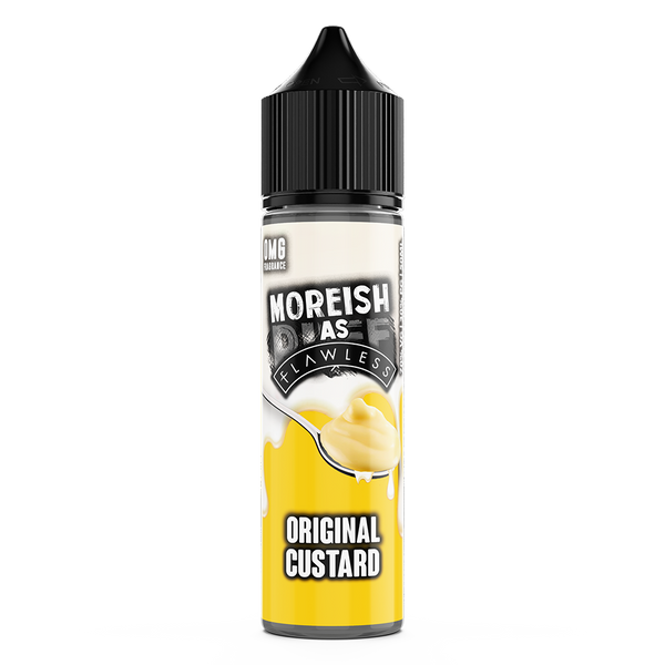 Moreish As Flawless Original Custard 0mg 50ml Shortfill E-Liquid
