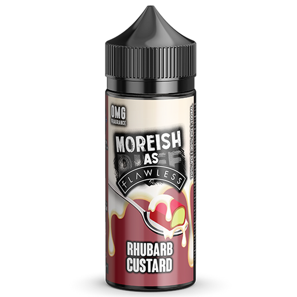 Moreish As Flawless Rhubarb Custard 0mg 100ml Shortfill E-Liquid