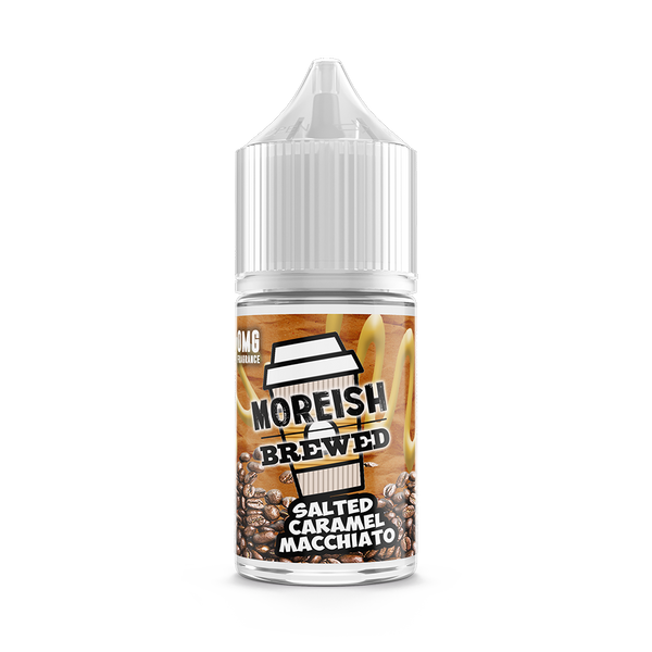 Moreish Brewed Salted Caramel Macchiato 0mg 25ml Short Fill