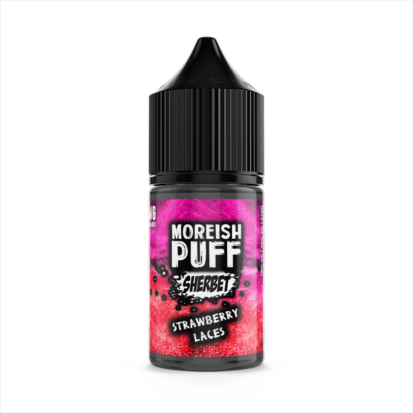 Strawberry Laces Sherbet E-Liquid By Moreish Puff 25ml Shortfill