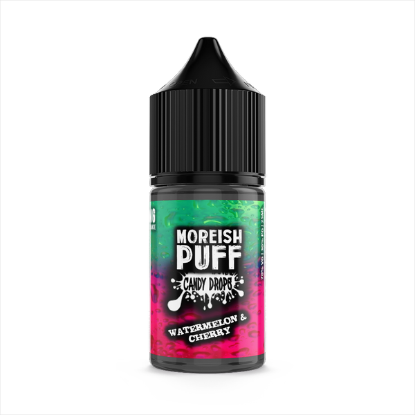 Watermelon & Cherry Candy Drops E-Liquid By Moreish Puff 25ml Shortfill