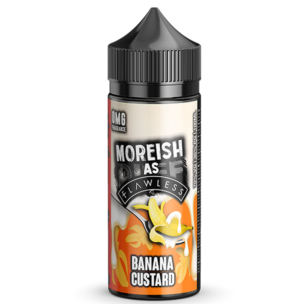 Moreish As Flawless Banana Custard 0mg 100ml Shortfill E-Liquid