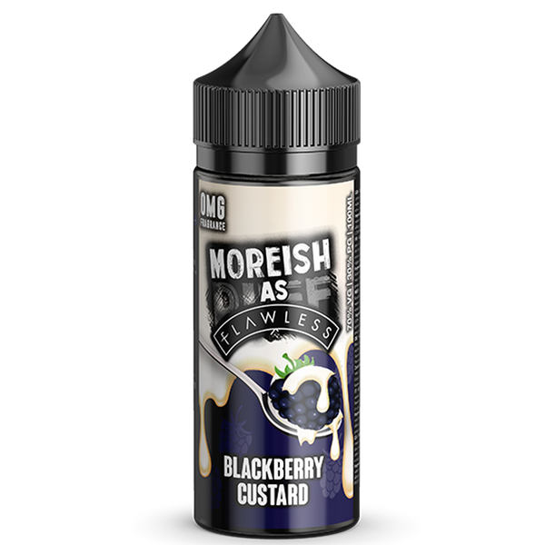 Moreish As Flawless Blackberry Custard 0mg 100ml Shortfill E-Liquid