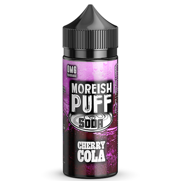 Soda Cherry Cola By Moreish Puff 0mg Short Fill - 100ml