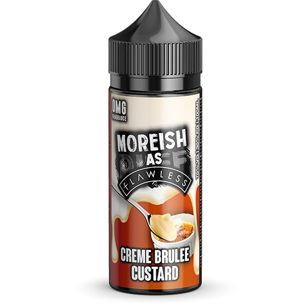 Moreish As Flawless Creme Brulee 0mg 100ml Shortfill E-Liquid