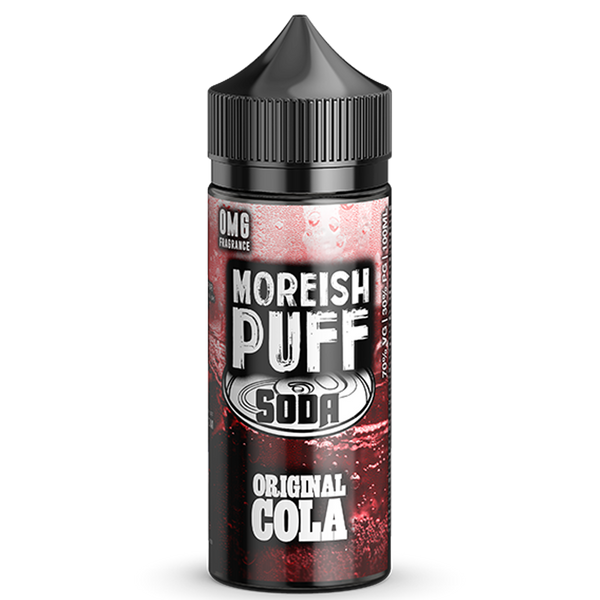 Soda Original Cola E-Liquid By Moreish Puff 100ml Shortfill