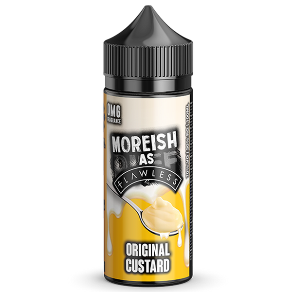 Moreish As Flawless Original Custard 0mg 100ml Shortfill E-Liquid