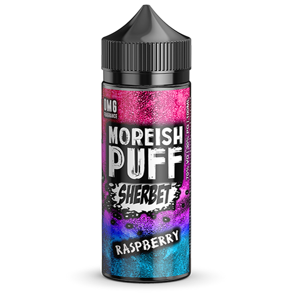 Raspberry Sherbet By Moreish Puff 0mg Short Fill - 100ml