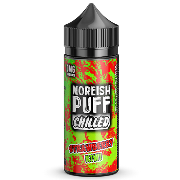 Strawberry and Kiwi Chilled by Moreish Puff 0mg Short Fill - 100ml